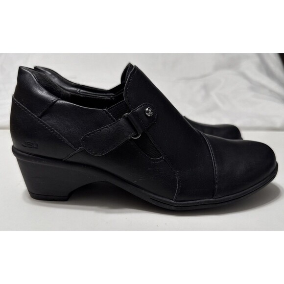 JBU Jambu 7 Kyley Womens Black Ankle Boot Adjustable Bootie Vegan New w/o Box - Picture 4 of 10